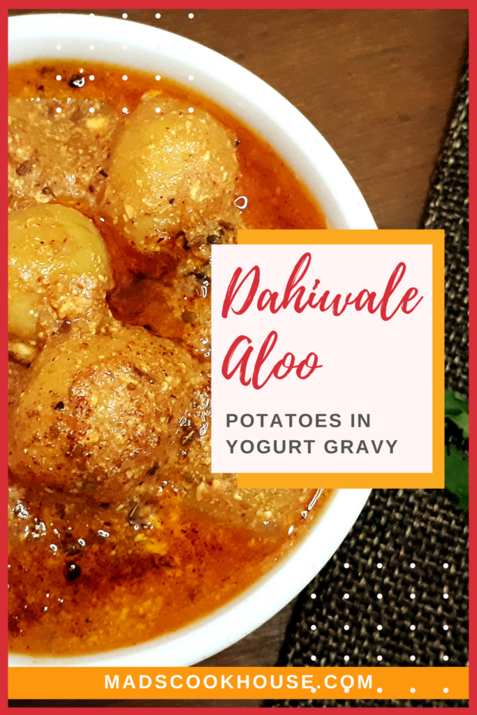 Spicy potatoes in a rich yogurt gravy, Dahiwale Aloo has all the rich goodness without the calories. 