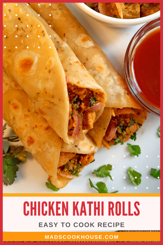 Chicken Kathi Roll Recipe - Mads' Cookhouse