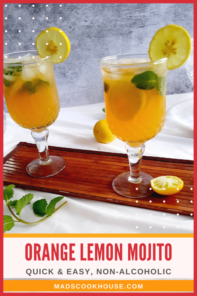 Step into spring with a delicious and crisp virgin Orange Mojito. With all the flavors of summer