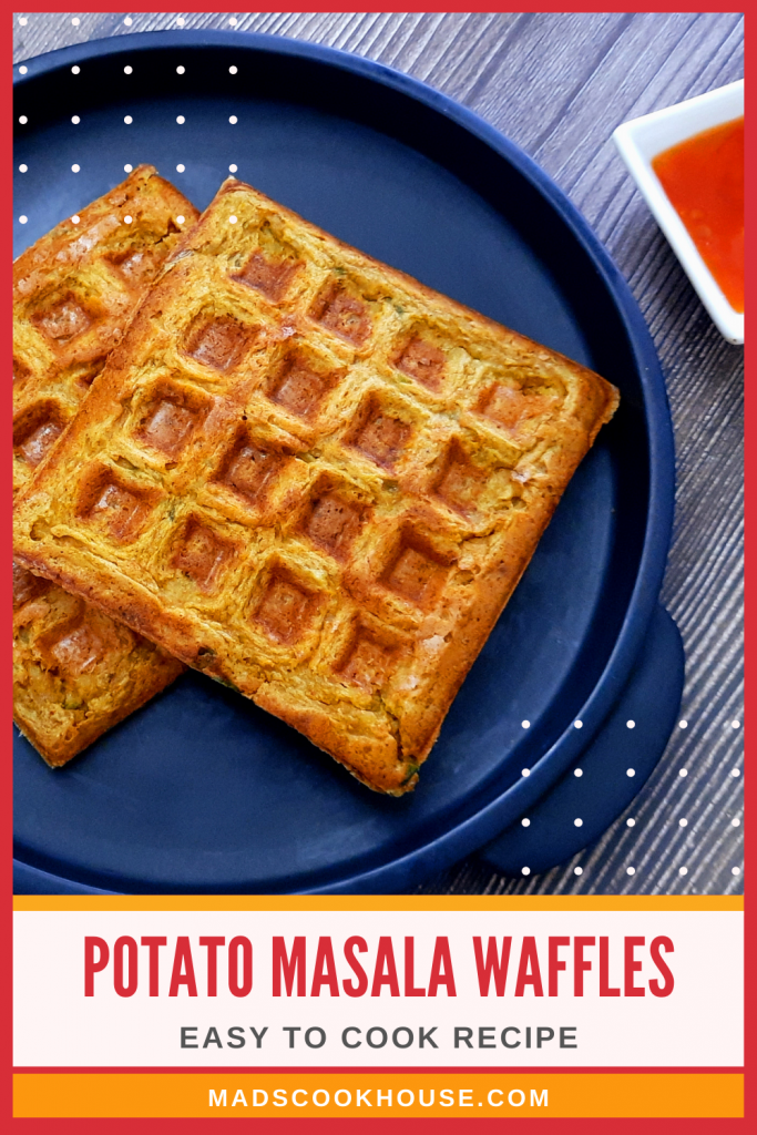 Savory Potato Masala Waffles
