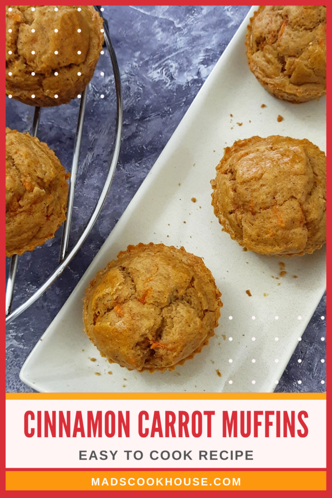 Cinnamon Carrot Muffins