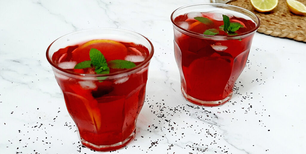 Hibiscus Iced Tea Recipe Mads' Cookhouse
