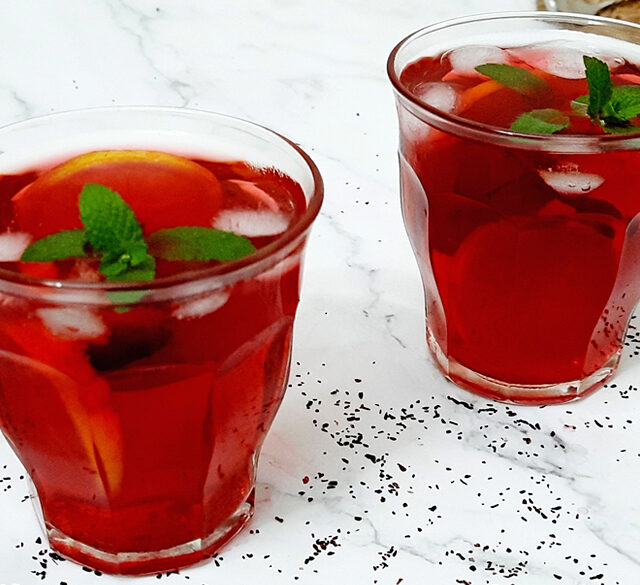 Hibiscus Iced Tea Recipe Mads' Cookhouse