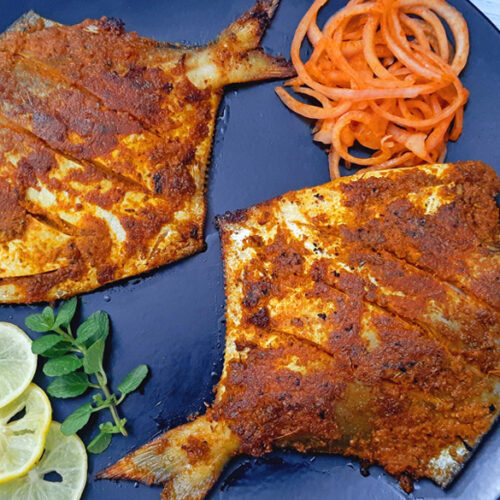Masala Fried Fish(Grilled Pomfret Fish)  Savory Bites Recipes - A Food  Blog with Quick and Easy Recipes