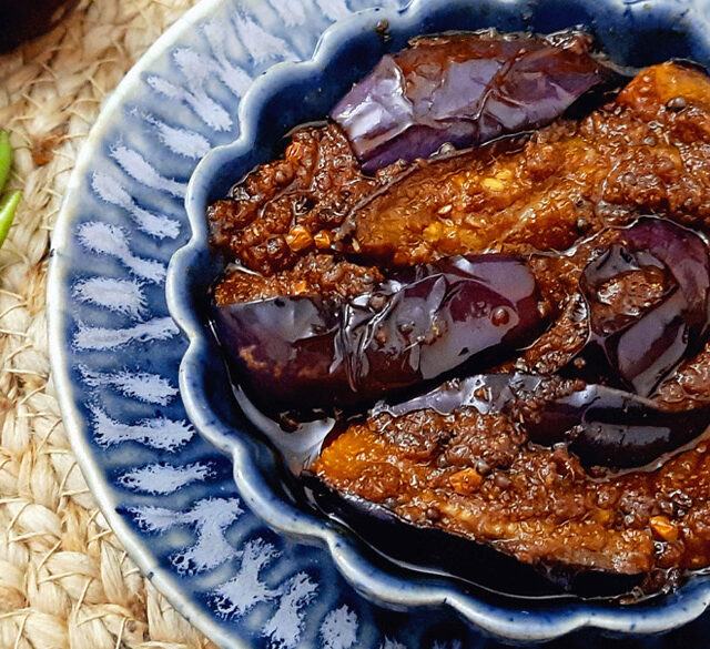Sweet & Spicy Brinjal (Eggplant) Pickle Recipe Mads' Cookhouse