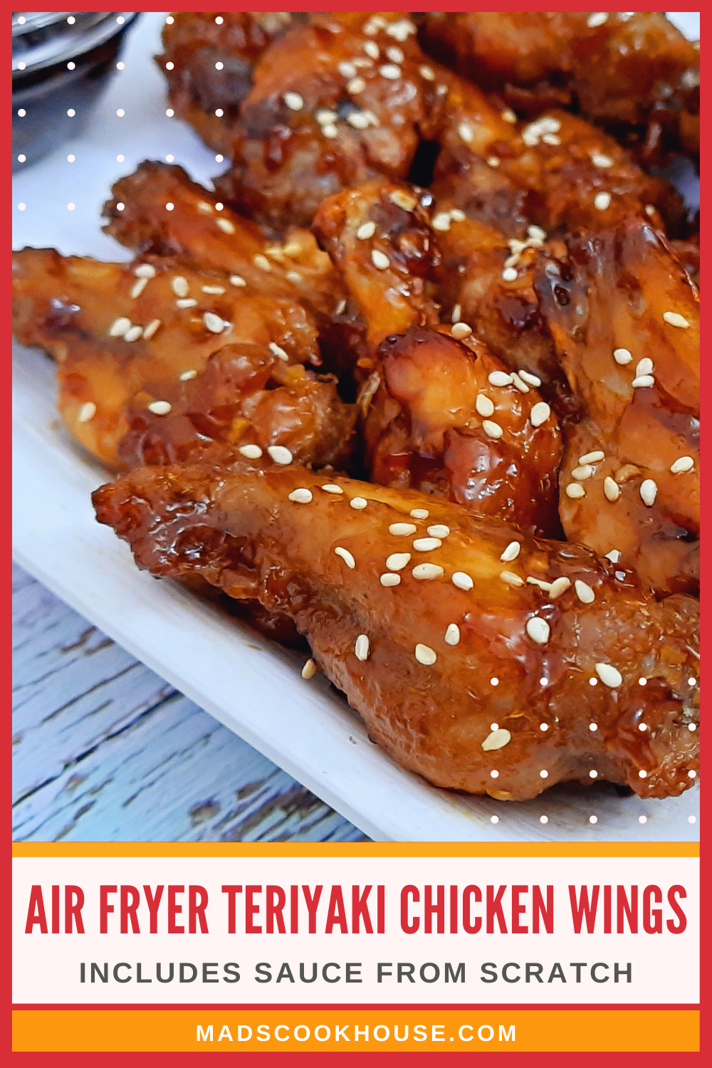 Air Fryer Teriyaki Chicken Wings Recipe Mads' Cookhouse