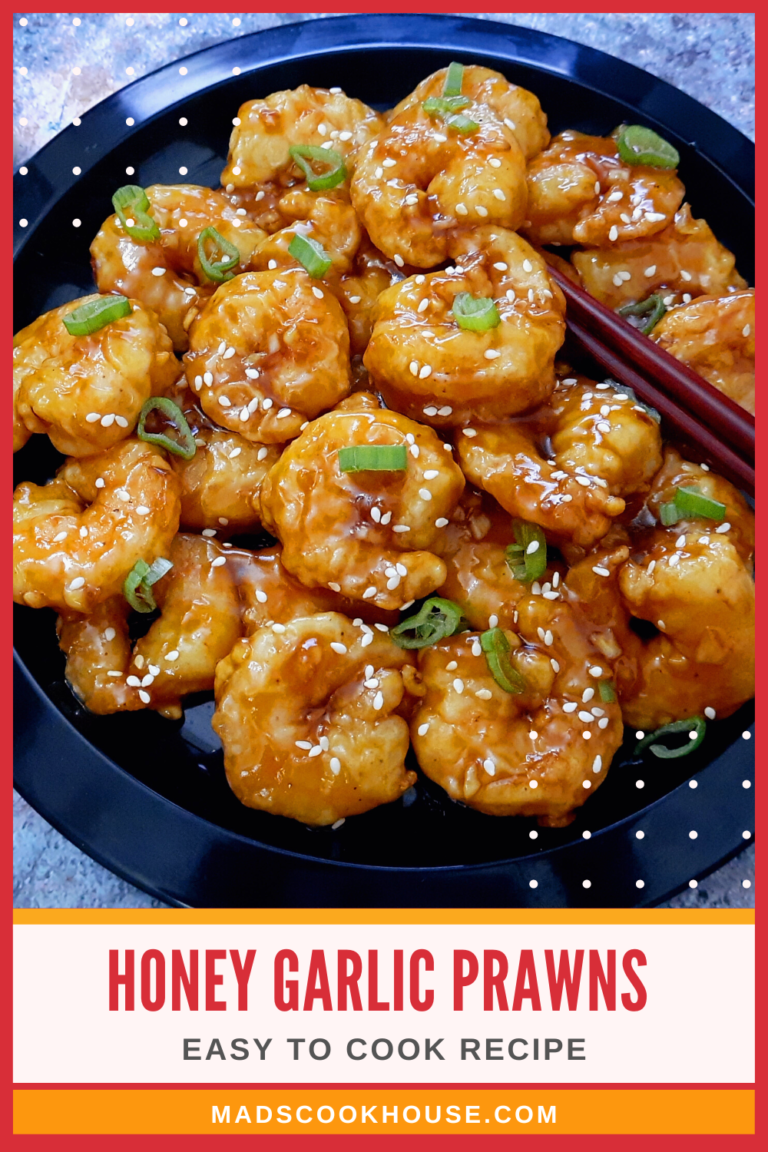 Honey Garlic Prawns Recipe Mads' Cookhouse