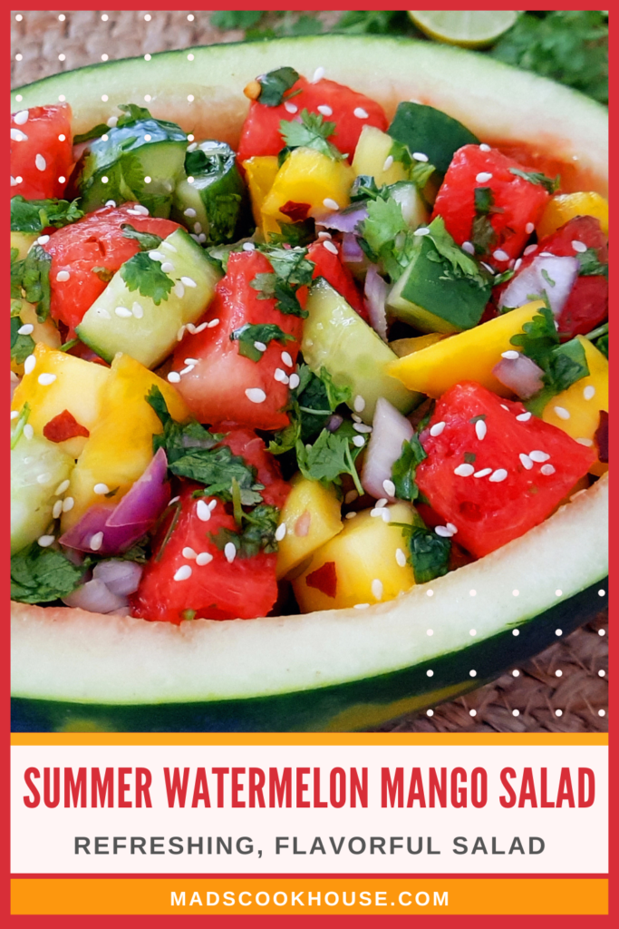 Summer Watermelon Mango Salad
