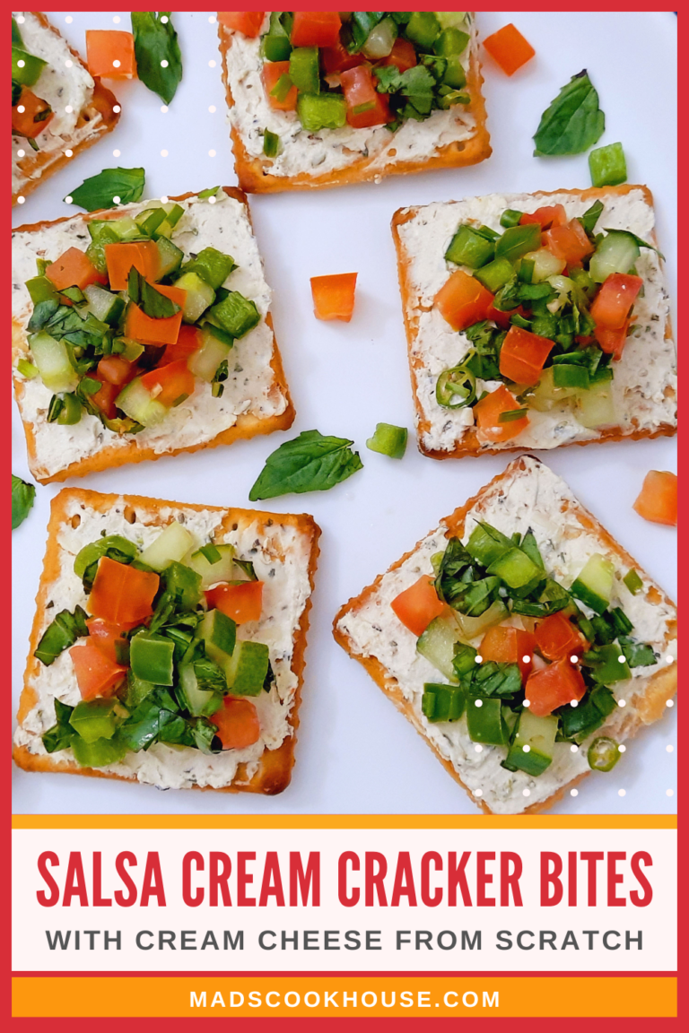 Salsa Cream Cheese Cracker Bites Recipe Mads' Cookhouse