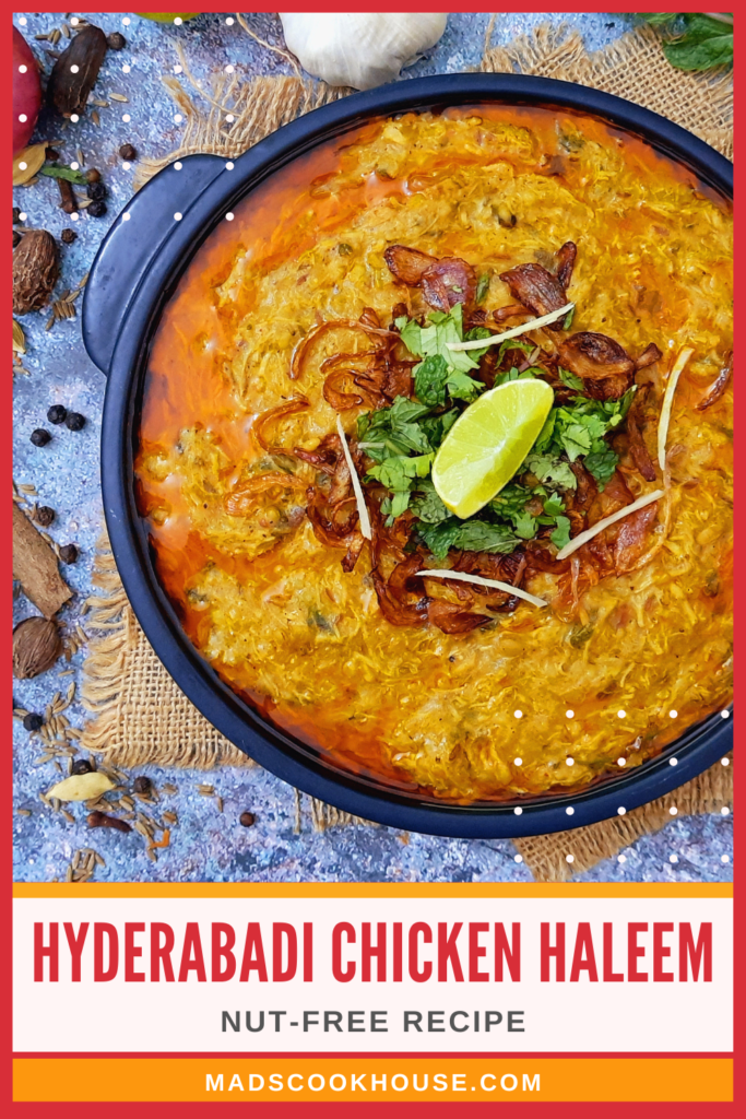 Hyderabadi Chicken Haleem (Nut-Free)
Recipe