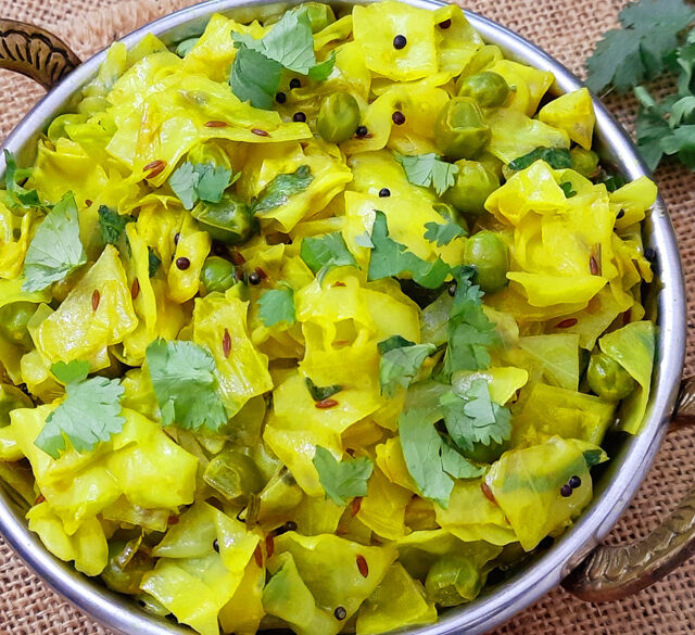 Kobichi Bhaji (Cabbage Stir Fry) Recipe - Mads' Cookhouse