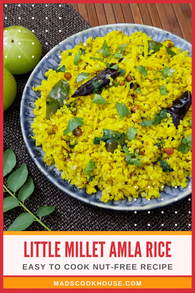 Nut-Free Little Millet Amla Rice Recipe